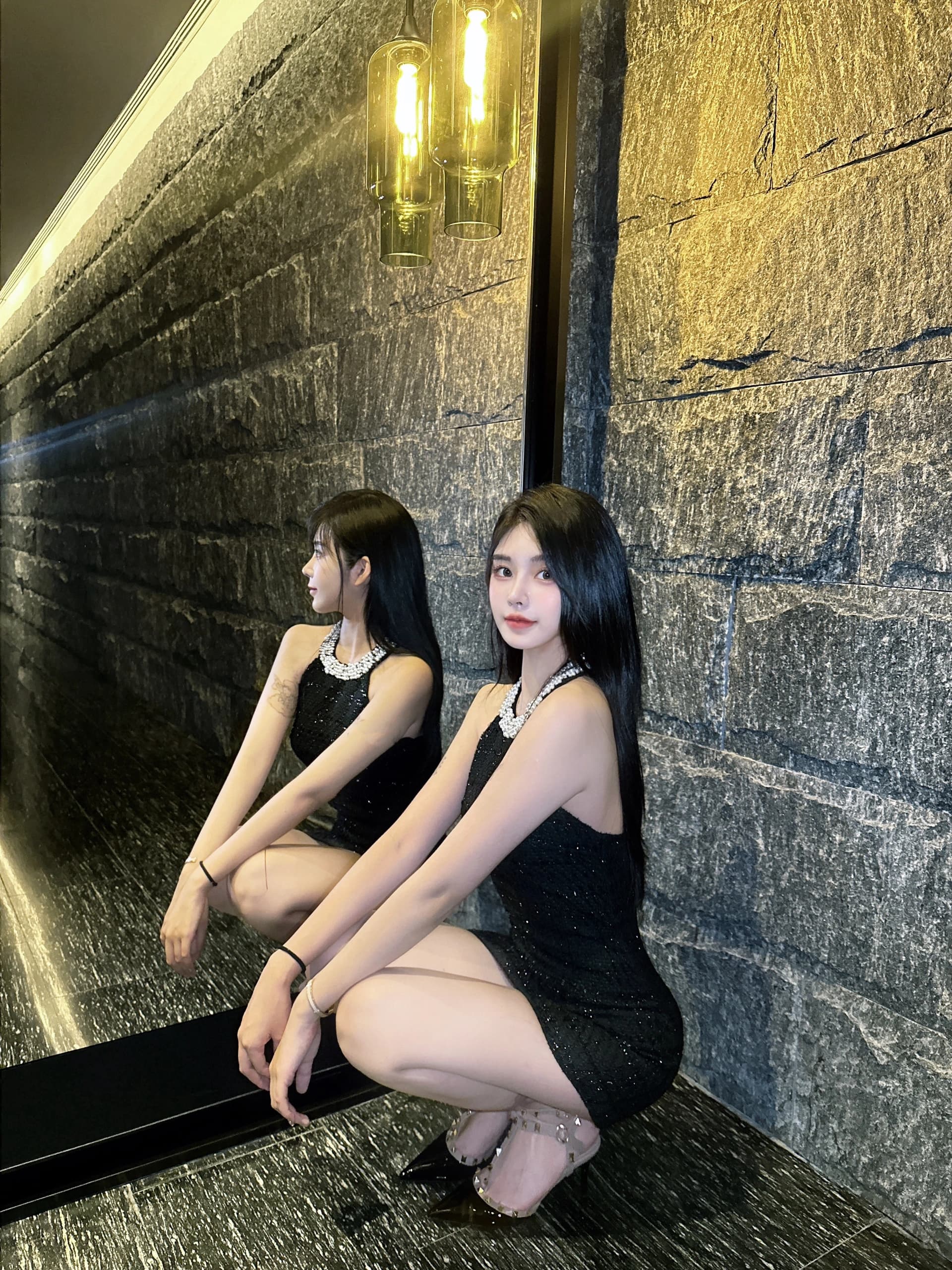 Dress Halter Wanita French Style | Mini Dress Slim Fit Elegan | Dress Pendek Fashionable Korean Look