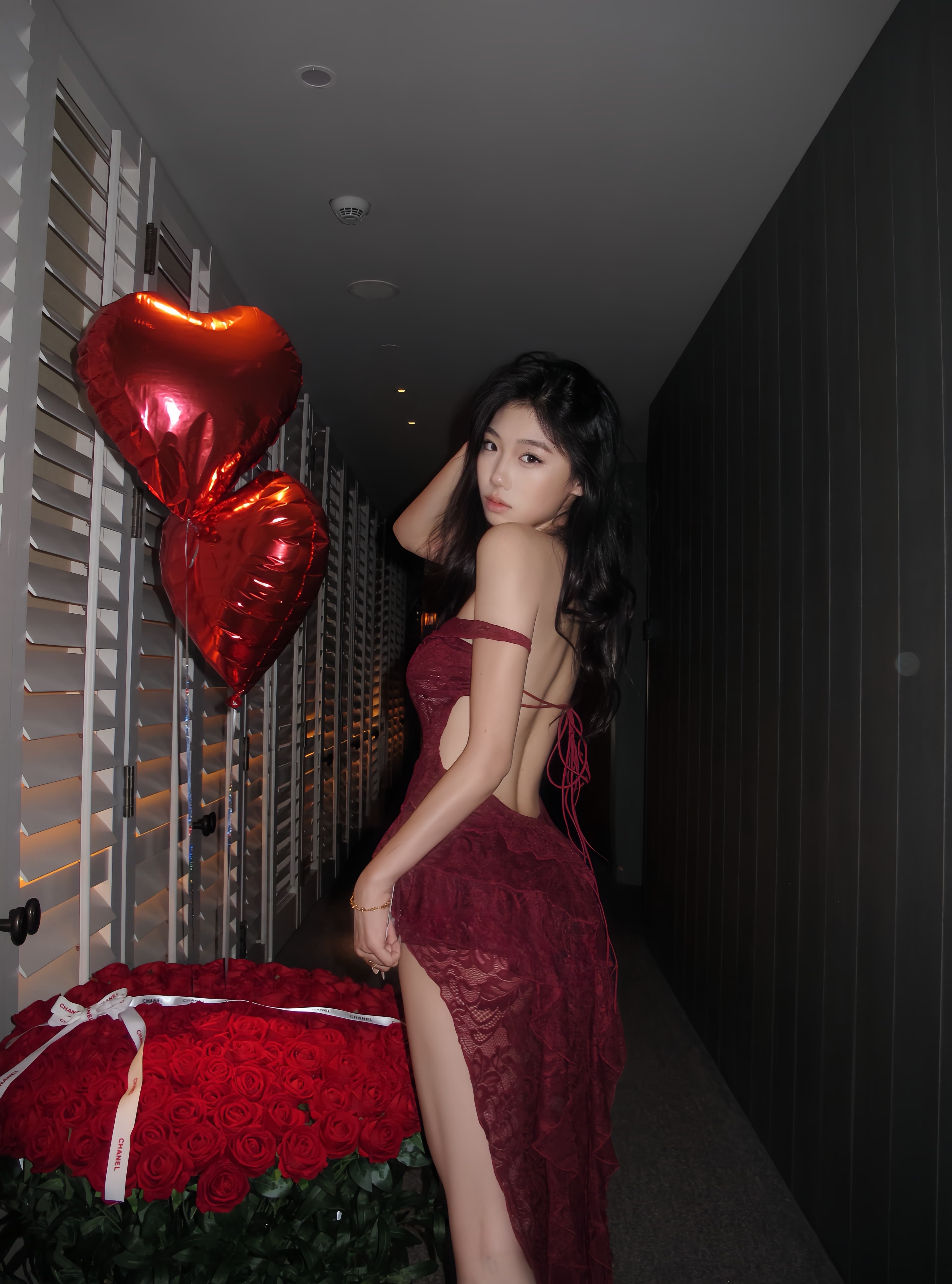 Dress Renda Strapless Wanita | Mini Dress Cut Out Slim Fit | Dress Pesta Sexy Elegan Korean Style