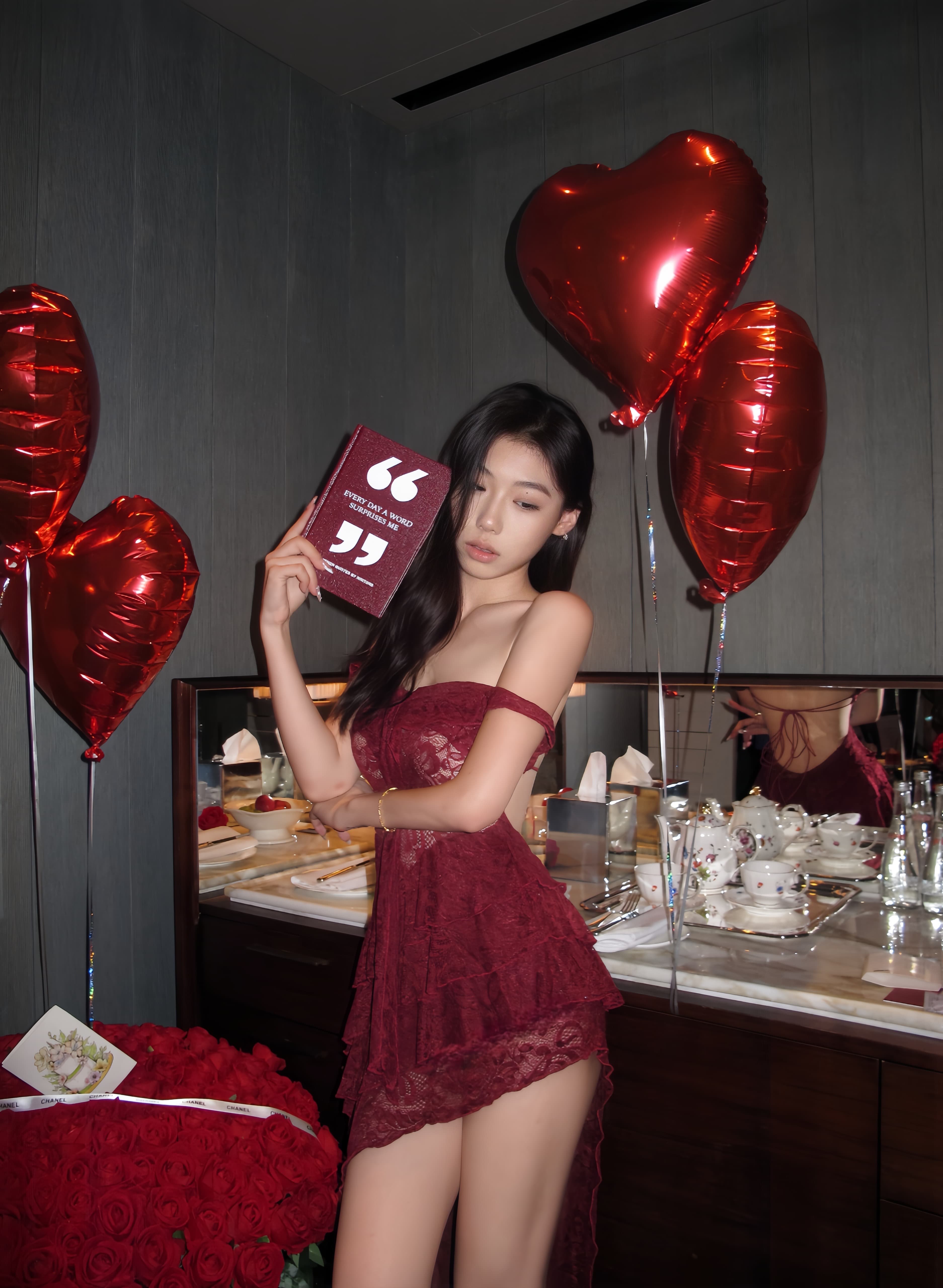 Dress Renda Strapless Wanita | Mini Dress Cut Out Slim Fit | Dress Pesta Sexy Elegan Korean Style