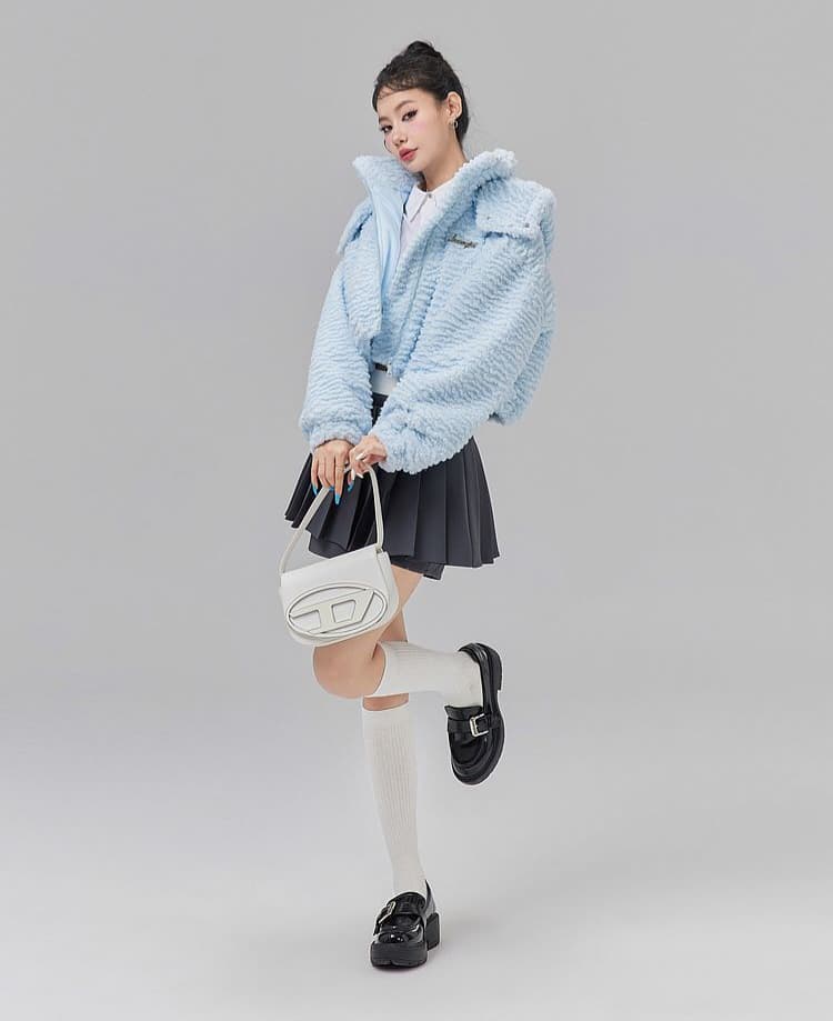Jaket Bulu Pendek Wanita | Furry Jacket Soft Cloud Premium | Outer Hangat Korean Style Lucu