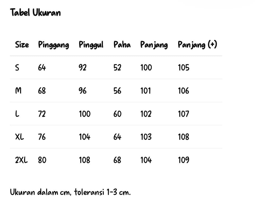 Panduan ukuran Celana Wide Leg Polkadot Wanita High Waist | Celana Panjang Serut Loose Fit Vintage | Korean Style Kekinian
