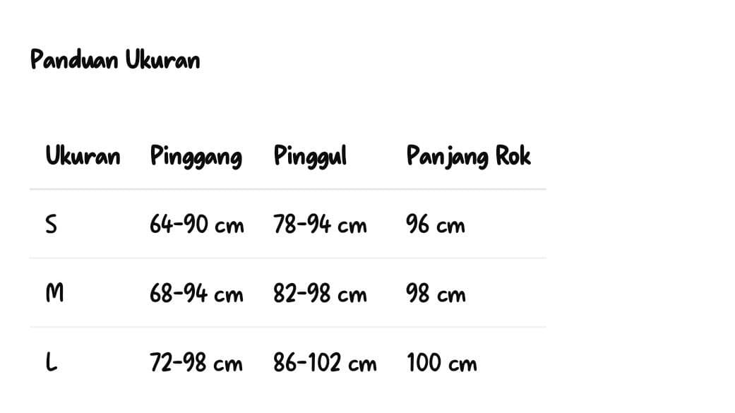 Panduan ukuran Rok Mermaid Renda Wanita High Waist | Rok Panjang Bodycon Lace Patchwork | Dark Korean Chic Style