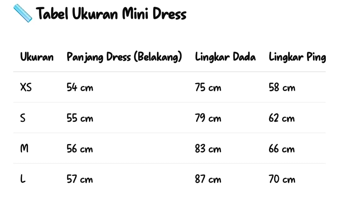 Panduan ukuran Dress Tali Wanita French Style | Mini Dress Slim Fit Elegan | Dress Pendek Korean Sweet & Chic