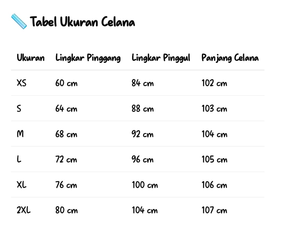 Panduan ukuran Celana Jeans Wide Leg Wanita High Waist | Denim Vintage Loose Fit | Celana Panjang Baggy Kekinian
